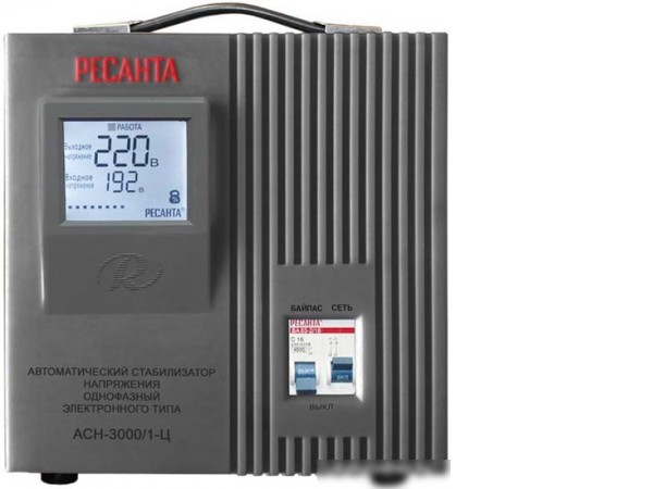 Стабилизатор напряжения Ресанта АСН-3000/1-Ц