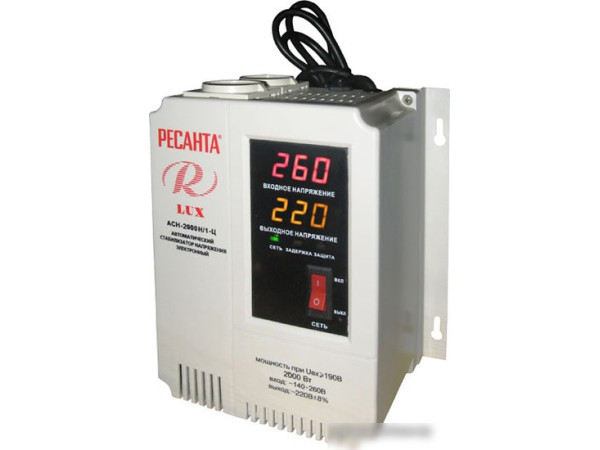 Стабилизатор напряжения Ресанта Lux АСН-2000Н/1-Ц