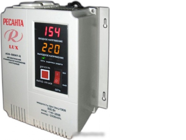 Стабилизатор напряжения Ресанта LUX АСН-500Н/1-Ц