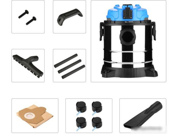 Пылесос Deko DKVC-1200-20S