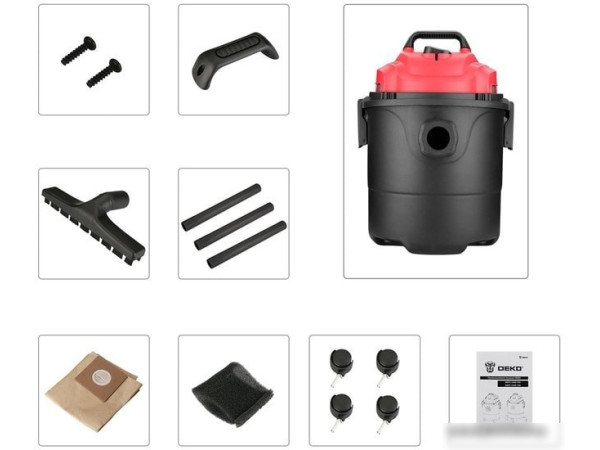 Пылесос Deko DKVC-1400-15P