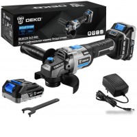 Угловая шлифмашина Deko DKAG20 Set (с 2-мя АКБ)