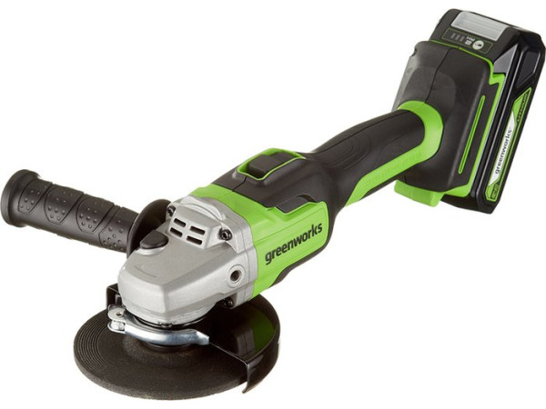 Угловая шлифмашина Greenworks GD24AGK2 3200207UA (с 1-им АКБ 2 Ач)