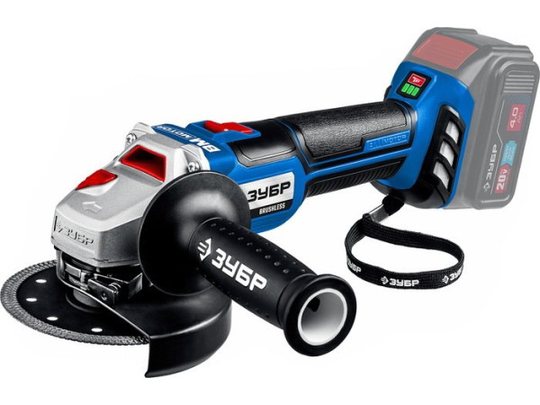 Угловая шлифмашина Зубр Профессионал AB-125 (без АКБ)