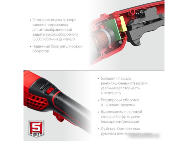 Угловая шлифмашина Зубр Мастер УШМ-125-1205 Э