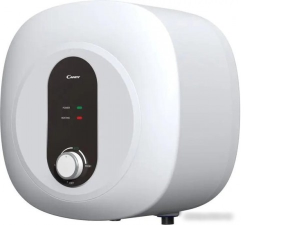 Накопительный электрический водонагреватель над мойкой Candy CS15V-EM1(R)