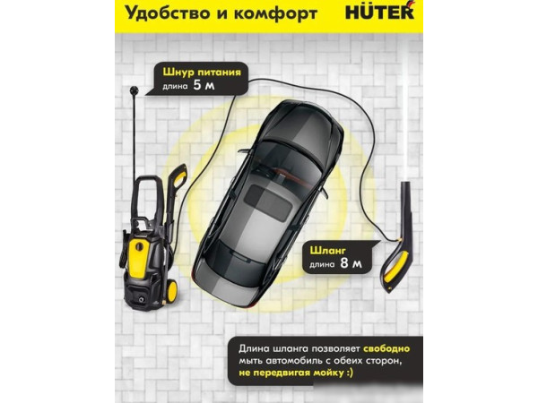 Мойка высокого давления Huter M2500-PW-PRO