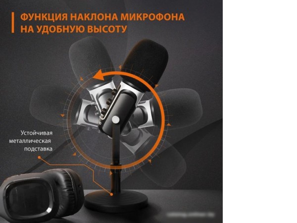 Проводной микрофон SunWind SW-SM500G