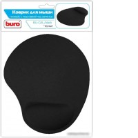 Коврик для мыши Buro BU-GEL (черный)