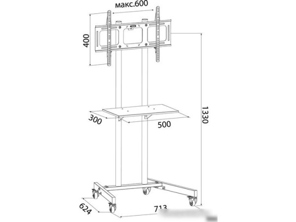 Кронштейн CACTUS CS-ST04