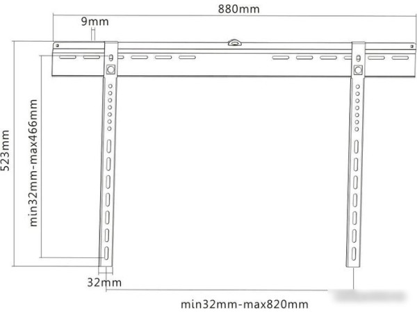 Кронштейн Ultramounts UM817F (черный)