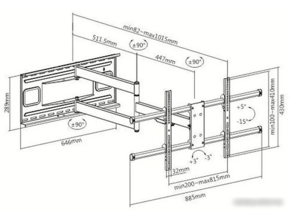 Кронштейн Ultramounts UM915