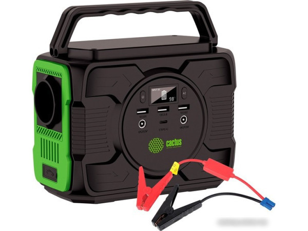 Портативная зарядная станция CACTUS CS-PCS144-EC5 (черный/зеленый)