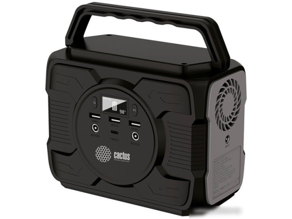 Портативная зарядная станция CACTUS CS-PCS172 (черный)