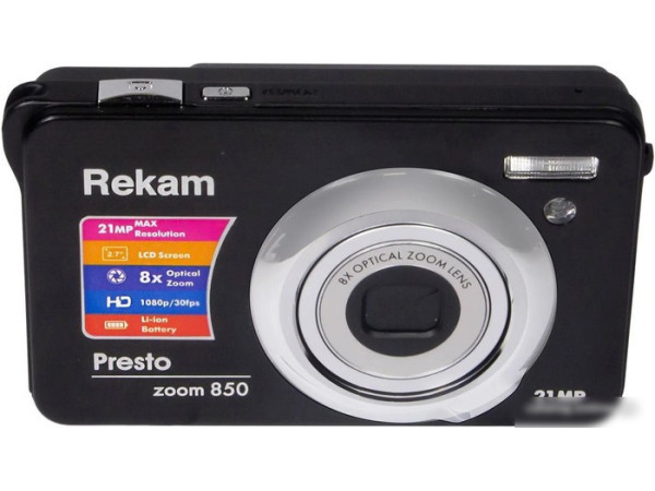 Фотоаппарат Rekam Presto zoom 850 (черный)