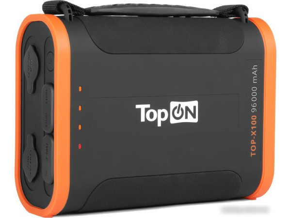 Портативная зарядная станция TopON TOP-X100 (черный/оранжевый)