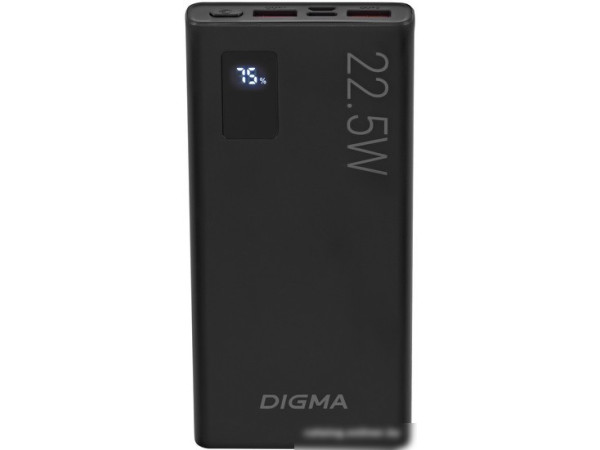 Внешний аккумулятор Digma DGPF10A 10000mAh (черный)