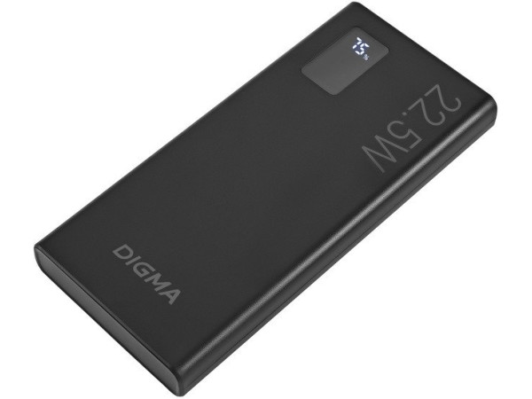 Внешний аккумулятор Digma DGPF10A 10000mAh (черный)