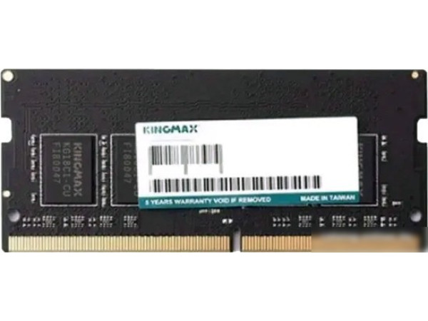 Оперативная память Kingmax 8ГБ DDR5 SODIMM 4800 МГц KM-SD5-4800-8GS