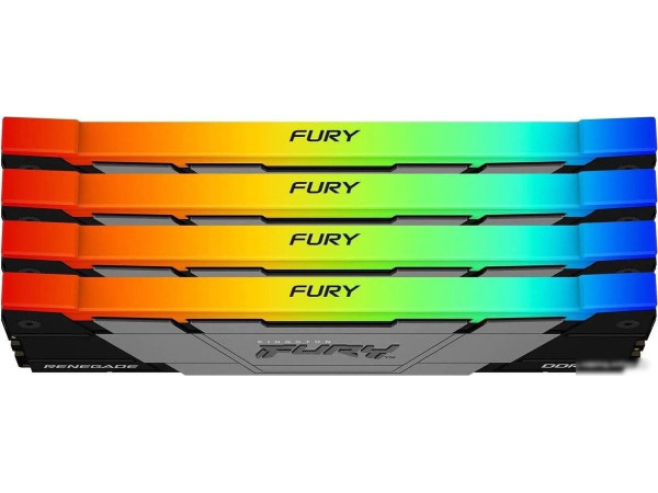 Оперативная память Kingston FURY Renegade RGB 4x8ГБ DDR4 3200 МГц KF432C16RB2AK4/32