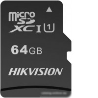 Карта памяти Hikvision microSDHC HS-TF-C1(STD)/64G 64GB