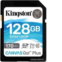Карта памяти Kingston Canvas Go! Plus SDXC 128GB