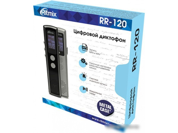 Диктофон Ritmix RR-120 8GB (черный)