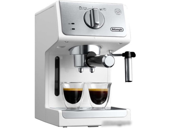 Рожковая помповая кофеварка DeLonghi Active Line ECP 33.21.W