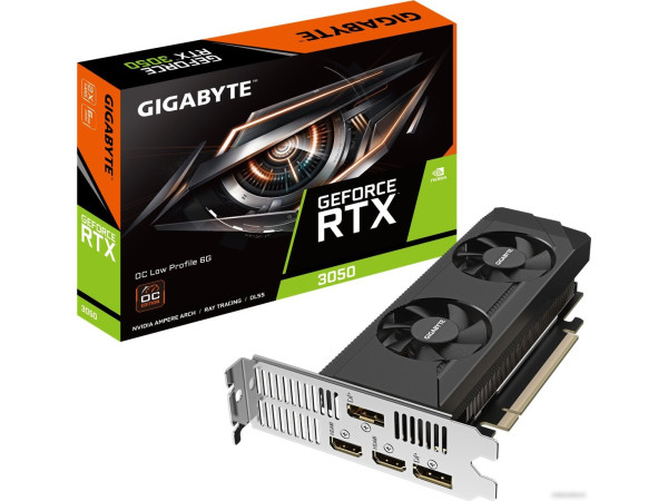 Видеокарта Gigabyte GeForce RTX 3050 OC Low Profile 6G GV-N3050OC-6GL