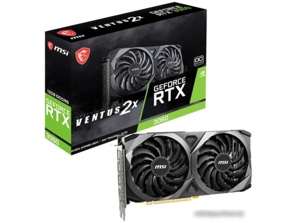 Видеокарта MSI GeForce RTX 3060 Ventus 2X 12G OC