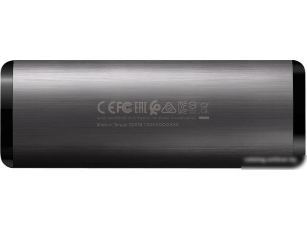 Внешний накопитель A-Data SE760 2TB ASE760-2TU32G2-CTI (титан)