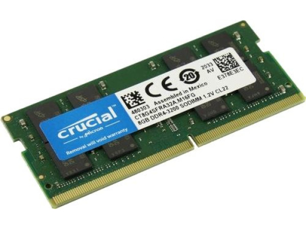 Оперативная память Crucial 16GB DDR4 SODIMM PC4-25600 CT16G4SFRA32A
