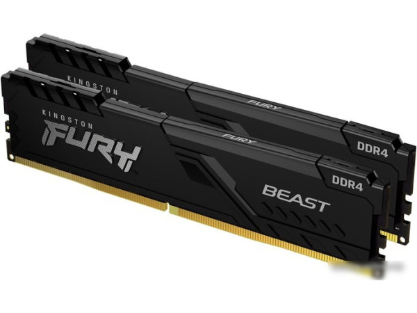 Оперативная память Kingston FURY Beast 2x32GB DDR4 PC4-25600 KF432C16BBK2/64