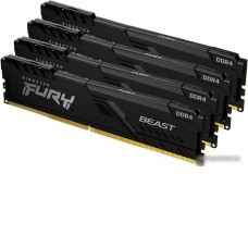 Оперативная память Kingston FURY Beast 4x8GB DDR4 PC4-25600 KF432C16BBK4/32