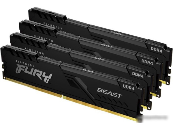 Оперативная память Kingston FURY Beast 4x8GB DDR4 PC4-25600 KF432C16BBK4/32