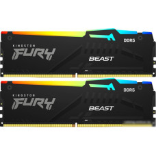 Оперативная память Kingston FURY Beast RGB 2x32ГБ DDR5 6000 МГц KF560C36BBEAK2-64