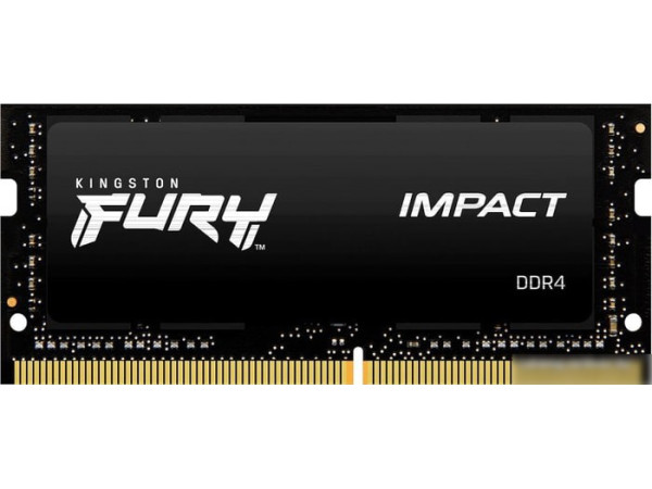 Оперативная память Kingston FURY Impact 16GB DDR4 SODIMM PC4-25600 KF432S20IB/16