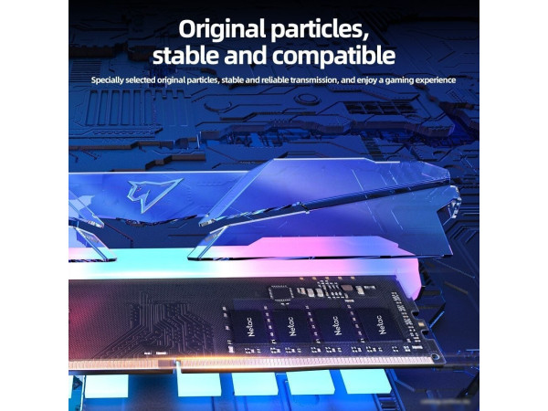 Оперативная память Netac Shadow RGB 2x8GB DDR4 PC4-25600 NTSRD4P32DP-16E