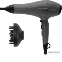 Фен Polaris PHD 2600AСi Salon Hair (серый)