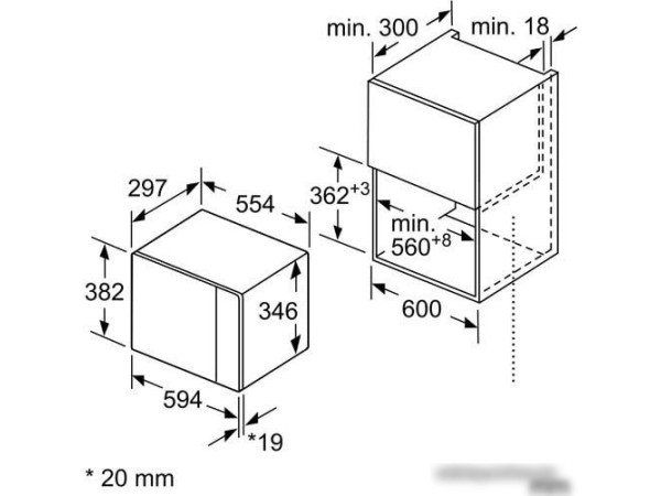 Микроволновая печь Bosch BFL524MS0