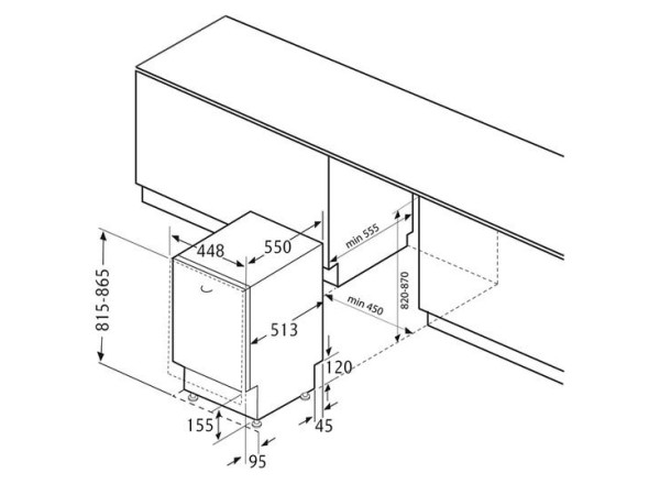 Посудомоечная машина Krona Delia 45 BI