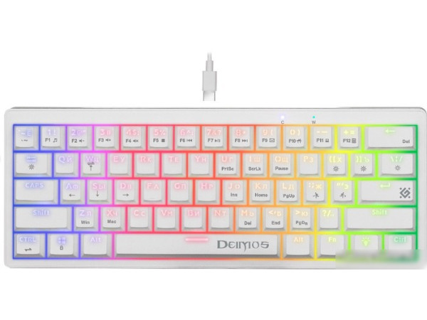 Клавиатура Defender Deimos GK-303 (белый)