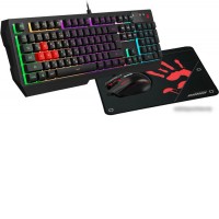 Клавиатура + мышь с ковриком A4Tech Bloody B1700