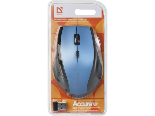 Мышь Defender Accura MM-365 (синий)