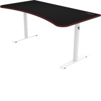 Компьютерный стол Arozzi Arena Gaming Desk (черный/белый)