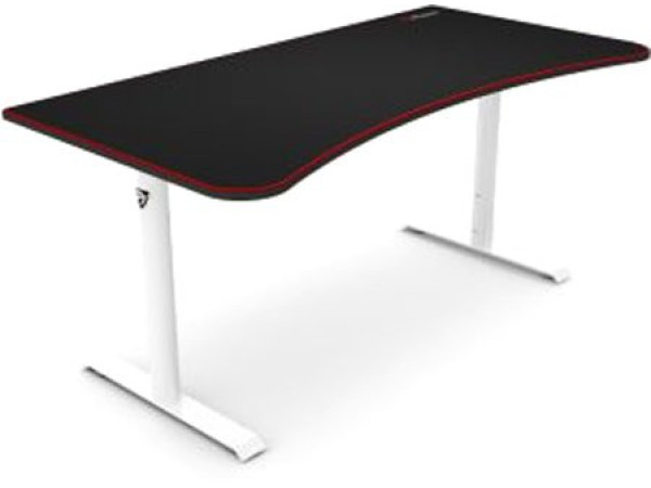 Компьютерный стол Arozzi Arena Gaming Desk (черный/белый)