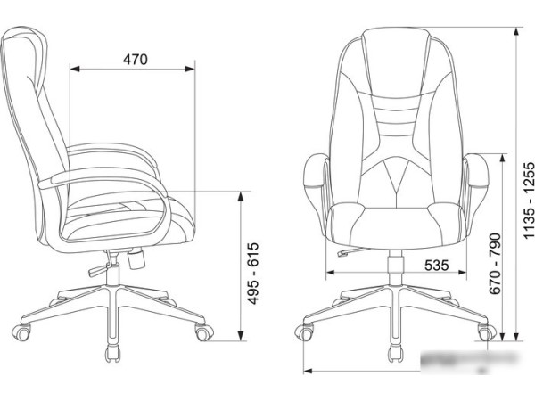 Кресло Zombie 8 (черный/желтый)