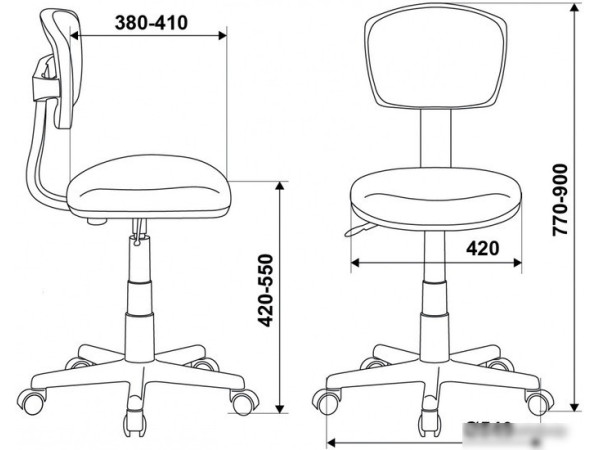 Компьютерное кресло Бюрократ CH-W299 (салатовый/белый)