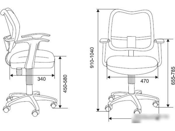 Кресло Бюрократ CH-W797/SD/TW-18