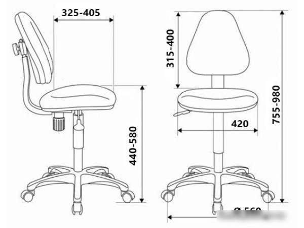 Компьютерное кресло Бюрократ KD-4/COSMO (синий)